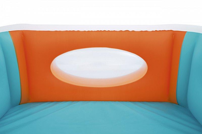 Nafukovací bazén s okénky, 1,68m x 1,68m x 56cm
