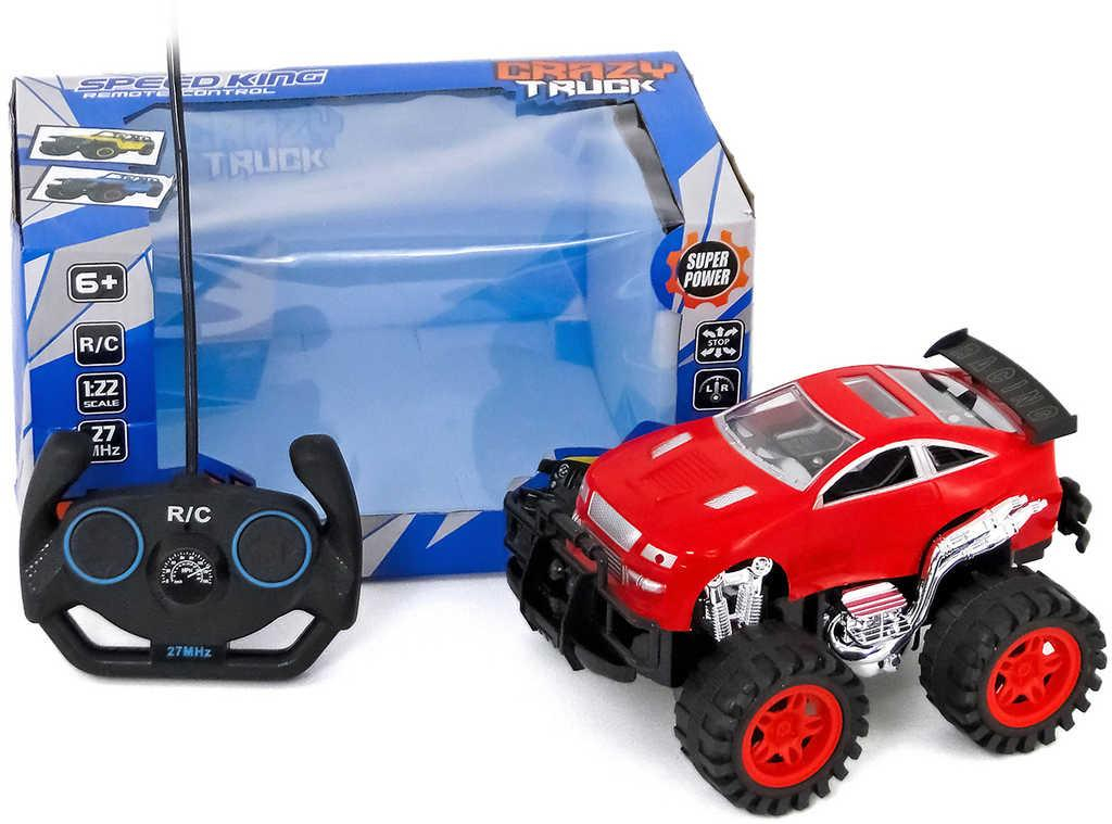 RC Auto terénní 1:22 na vysílačku 27MHz plná funkce na baterie