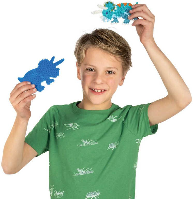 SES CREATIVE Triceraptoři dino kreativní set zažehlovací korálky 1200ks
