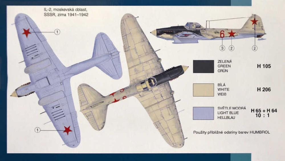 SMĚR Model letadlo Iljušin IL -2 HI Te 1:72 (stavebnice letadla)