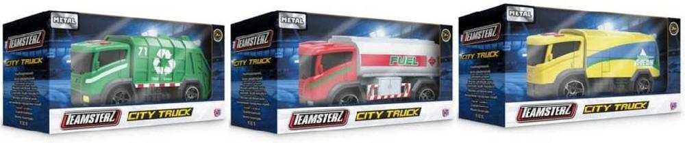 Teamsterz auto kovové technické služby city truck 3 druhy v krabičce