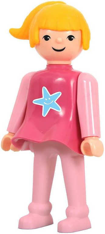 EFKO IGRÁČEK MultiGO Auto Pinky Star set s figurkou plast STAVEBNICE