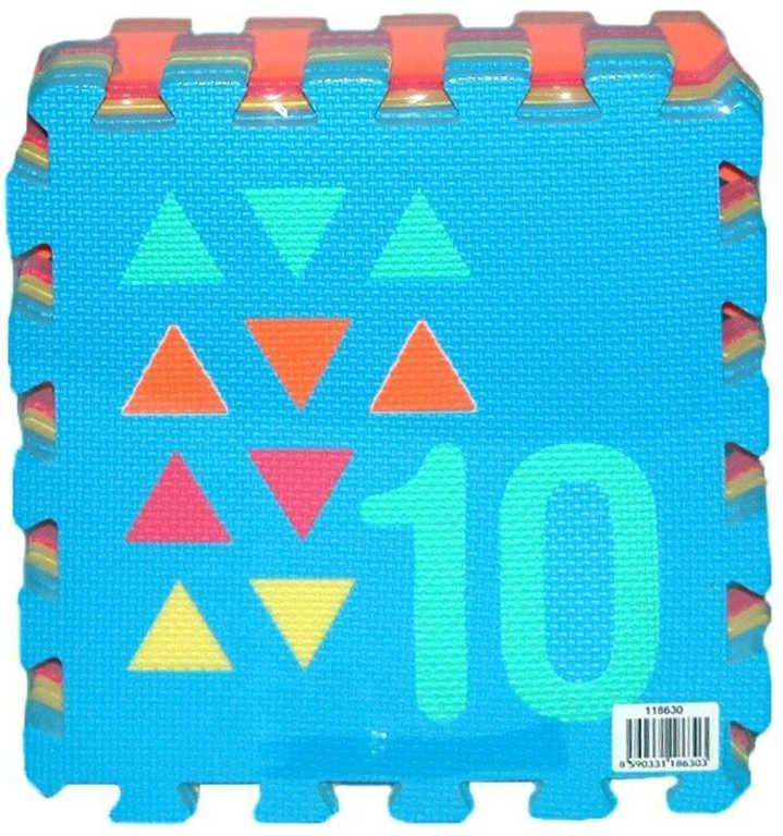 Baby puzzle počítání pěnový koberec Čísla set 10ks měkké bloky na zem