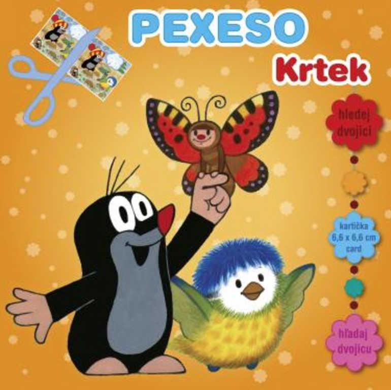 AKIM HRA Pexeso Krtek a sýkorka (Krteček) velké kartičky *SPOLEČENSKÉ HRY*