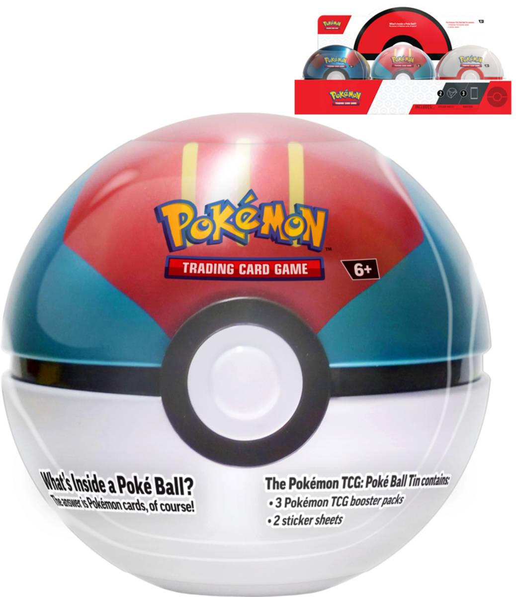 ADC Pokémon September Pokeball Tin 2023 3x booster různé druhy v plechovce