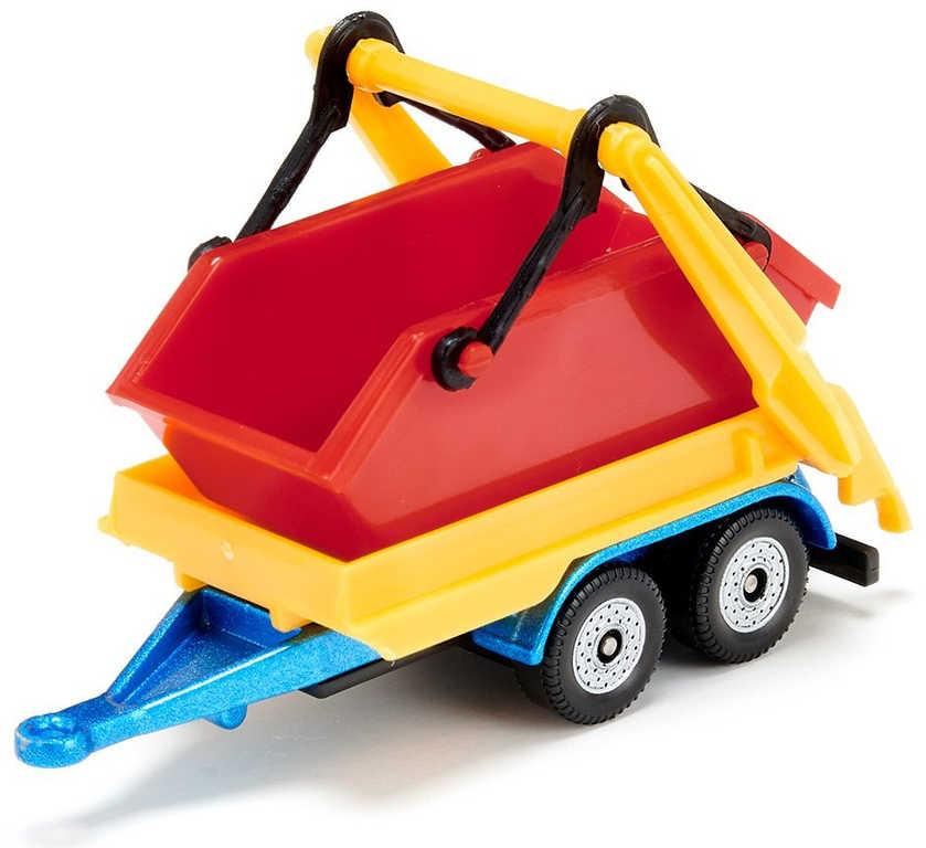 SIKU Auto nákladní set s přívěsem a 2 kontejnery kov 1695