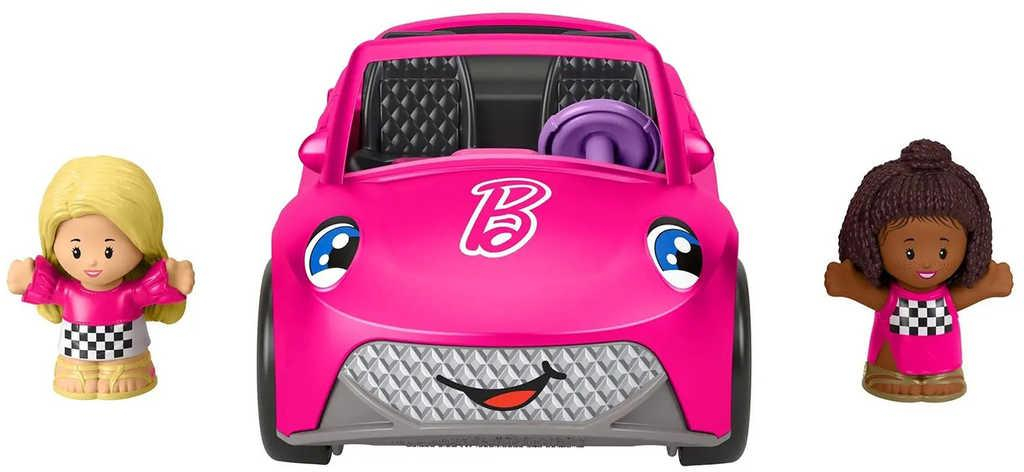 FISHER PRICE Baby Little People set kabriolet Barbie + 2 figurky na baterie Zvuk
