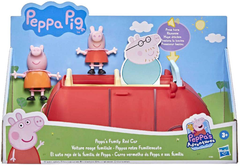 HASBRO Prasátko Peppa Pig Rodinné auto set se 2 figurkami na baterie Zvuk