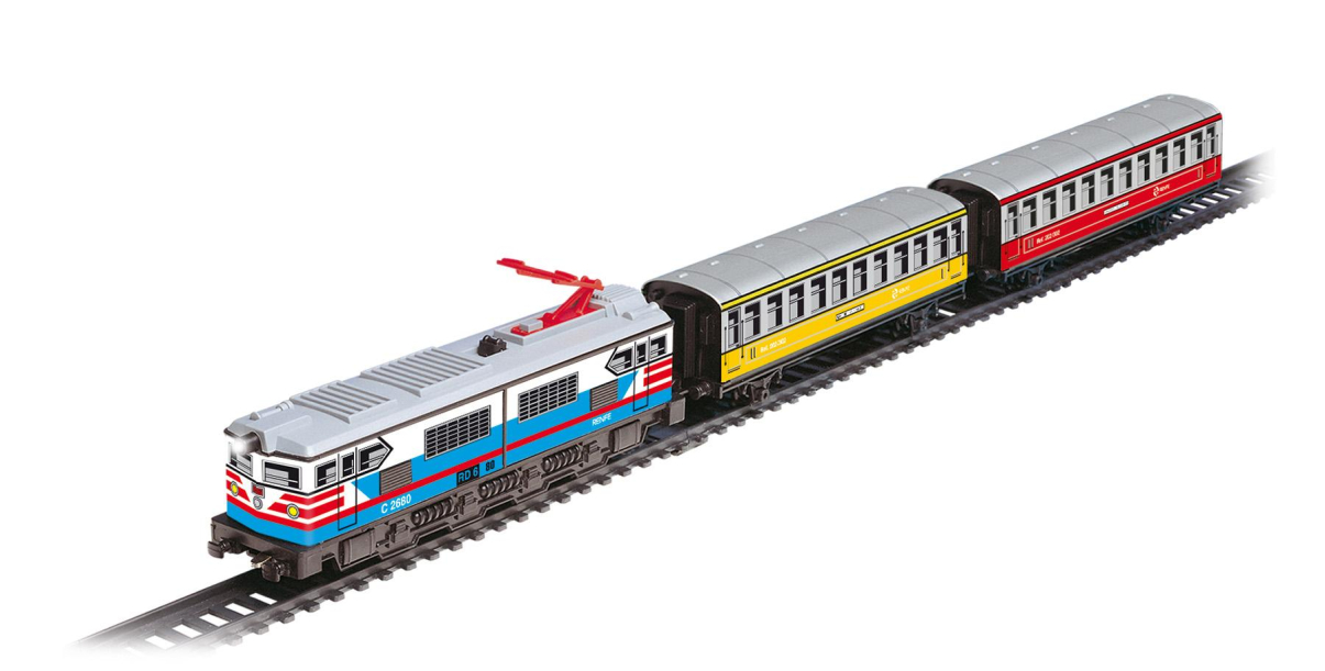 Pequetren 302 Vintage train - Osobní vlak se stanicí