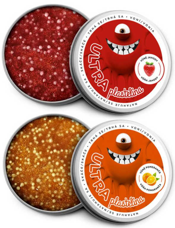 EP line Inteligentní plastelína 50g chytrá hmota s vůní s kuličkami a glitry