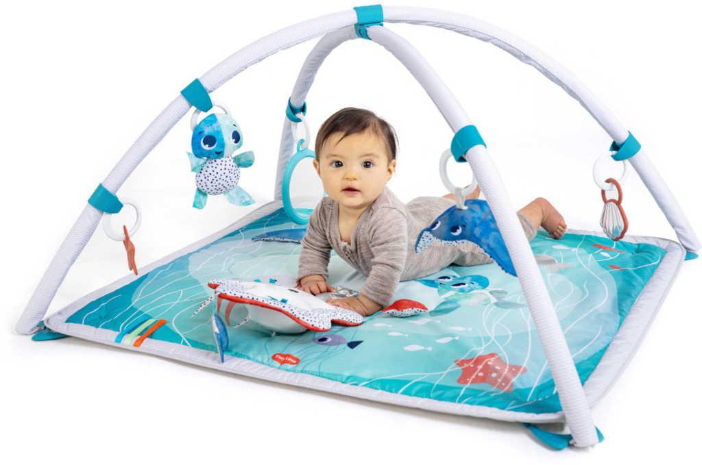 TINY LOVE Baby hrací deka s hrazdou Oceán na baterie Světlo Zvuk pro miminko
