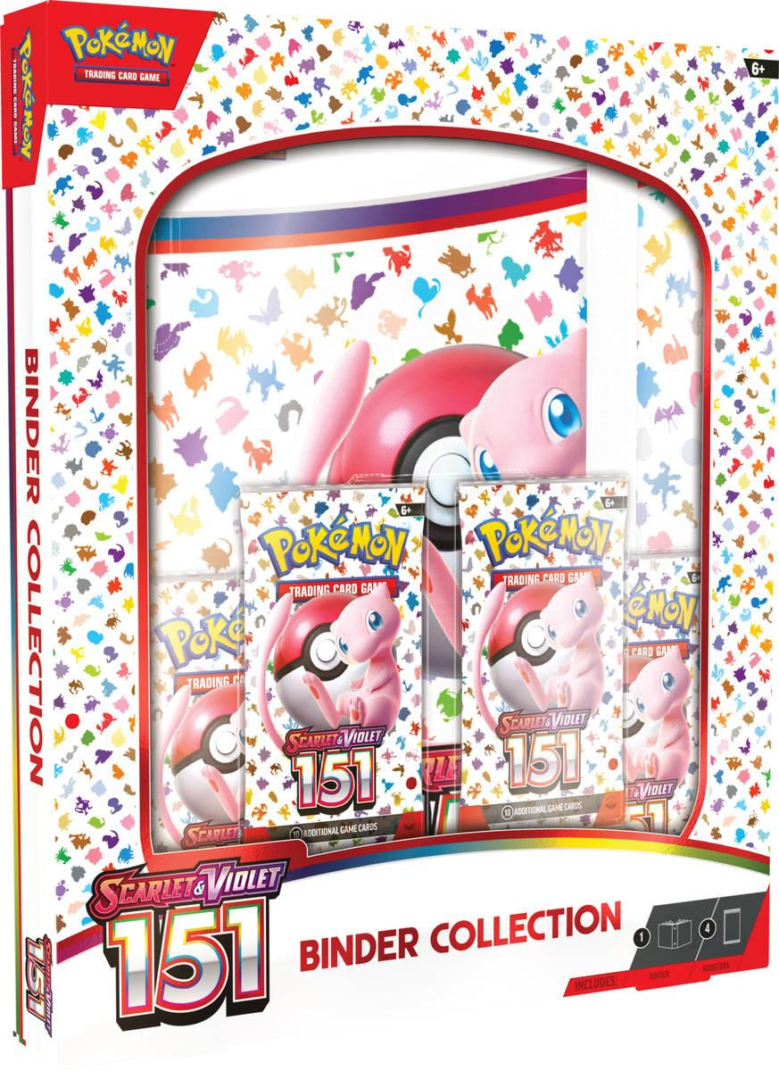 ADC Hra Pokémon TCG: Scarlet & Violet 151 album sběratelské na 360 karet + 4x booster