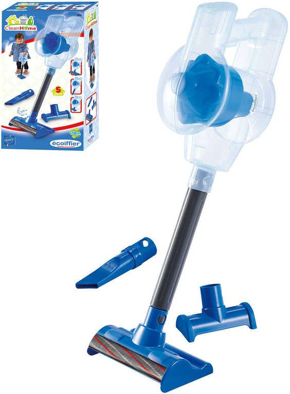 ECOIFFIER Vysavač baby tyčový dětský 48cm set se 3 nástavci modrý plast