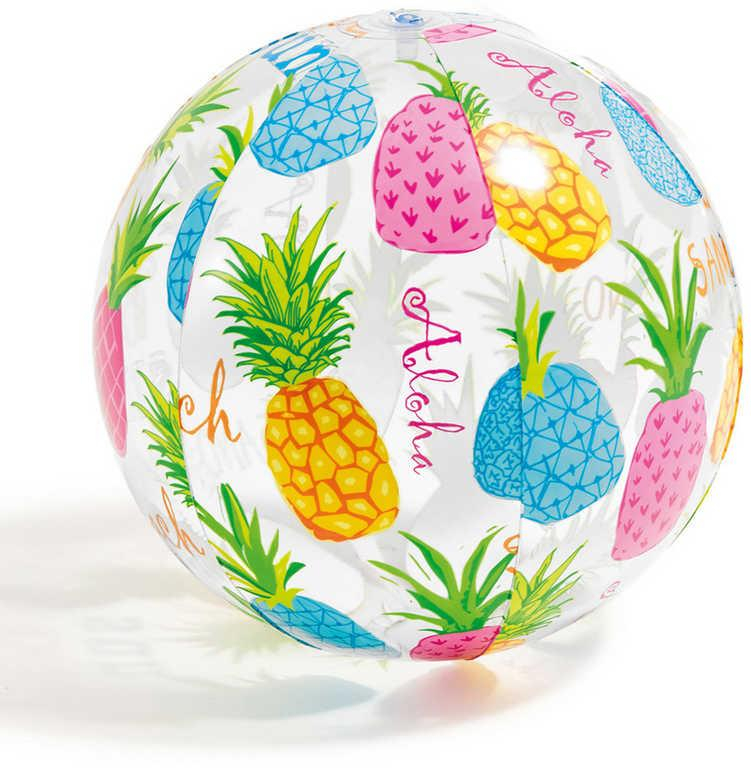 INTEX Nafukovací set bazén 132x28cm s míčem a plavacím kolem ananas do vody