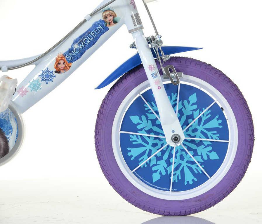 ACRA Dětské kolo Dino Bikes Snow Queen dívčí 14" balanční kolečka