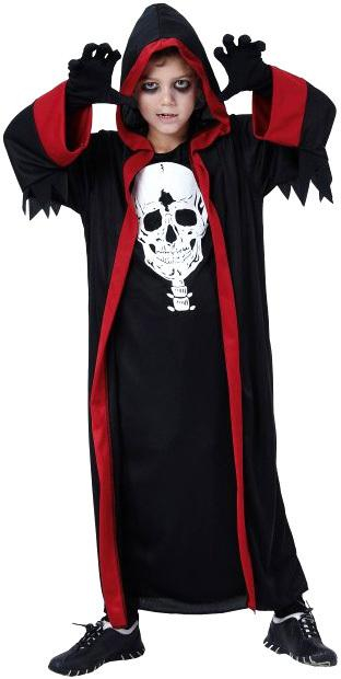 KARNEVAL Šaty Temný pán 2 vel. M (120-130cm) 5-9 let KOSTÝM