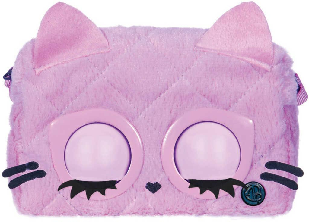 SPIN MASTER Purse Pets Kabelka interaktivní kočka mrkací na baterie Zvuk PLYŠ