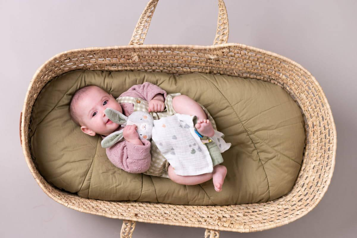 TAF TOYS PLYŠ Baby muchláček králíček Rylee mazlicí dečka usínáček pro miminko