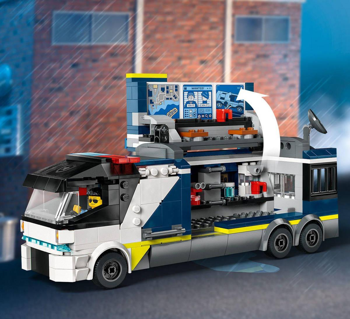 LEGO CITY Mobilní kriminalistická laboratoř policistů 60418 STAVEBNICE