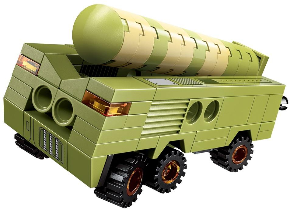 Qman Thunder Expedition Battle Car 1415-5 Raketové vozidlo Conqueror