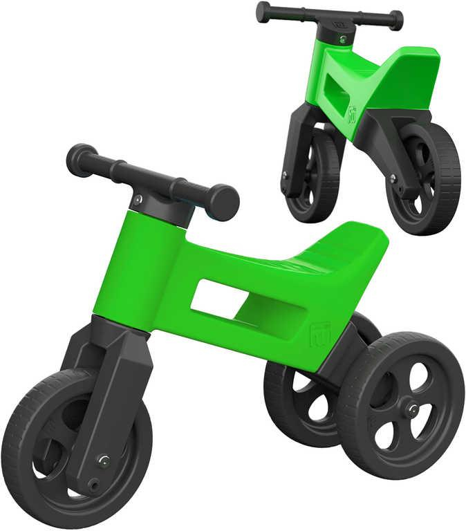 ds25889215_odrazedlo_funny_wheels_2v1_detske_odstrkovadlo_trikolka_2_kola_zelene_plast_1