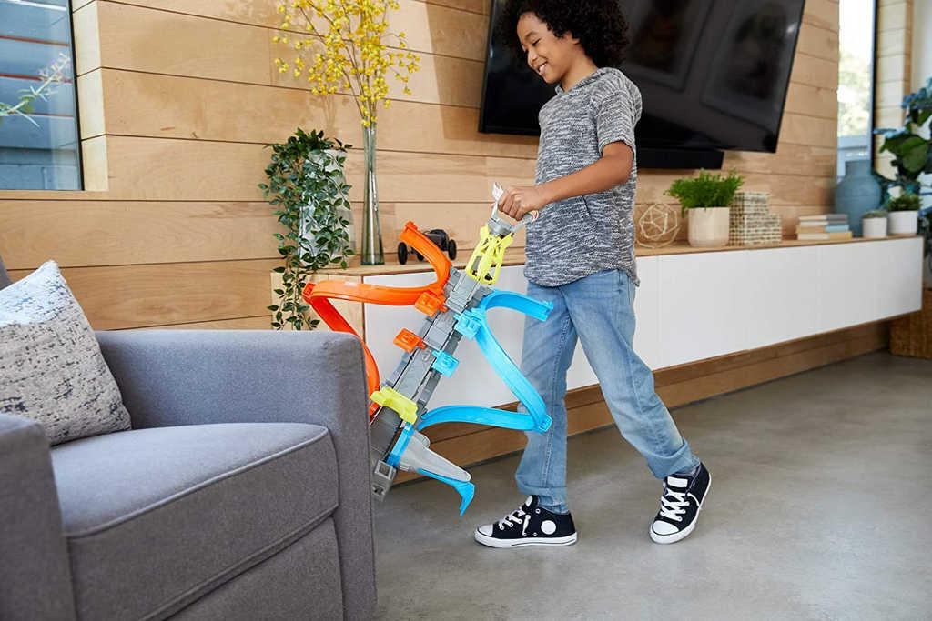 MATTEL HOT WHEELS Akční smyčka herní set s autíčkem v krabici plast