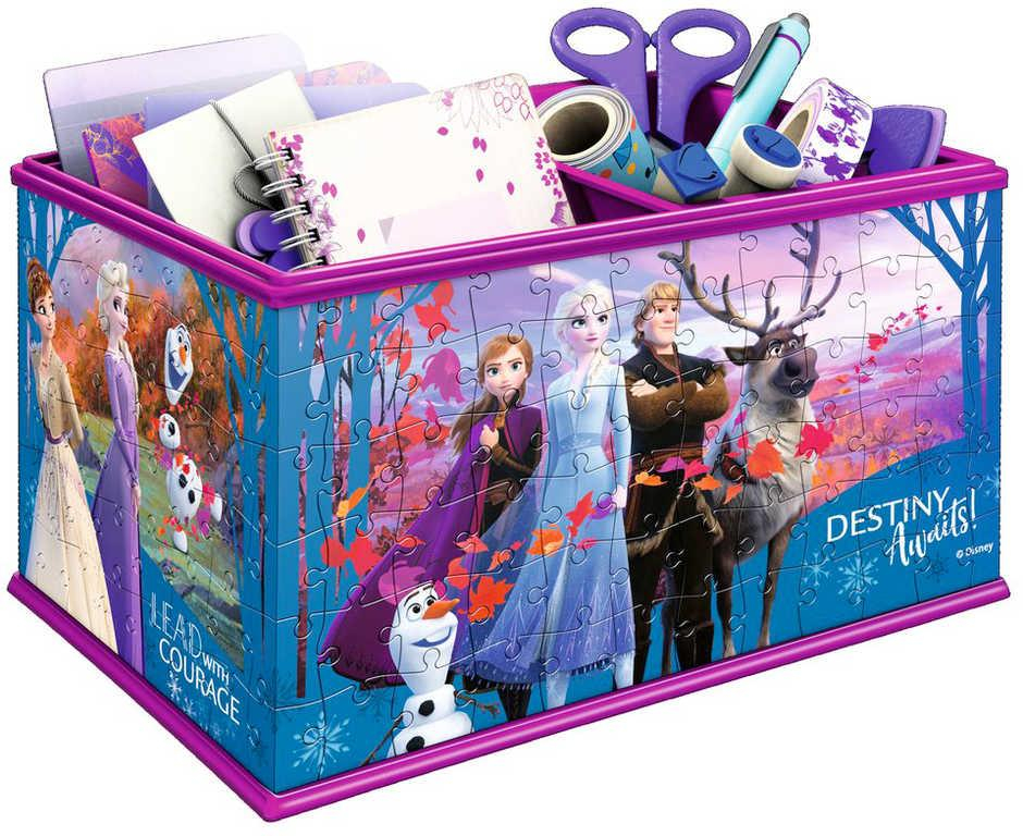 RAVENSBURGER Puzzle 3D box Frozen 2 úložná krabice 216 dílků plast
