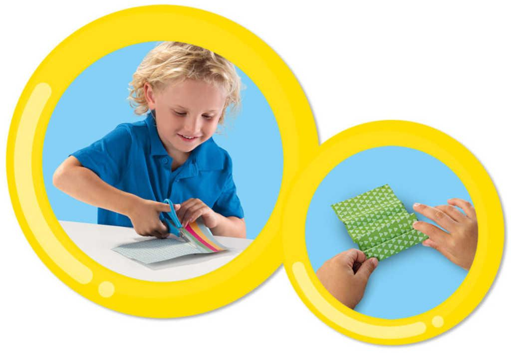 SES CREATIVE Zvířátka origami Cik-Cak kreativní set skládačka v krabici