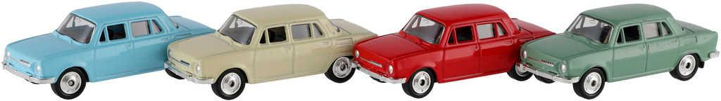 WELLY Auto model Škoda 7cm volný chod 1:60 různé druhy v krabičce