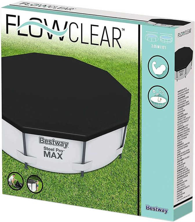 BESTWAY Plachta Steel Pro Max 305cm na kulatý bazén černá 58036