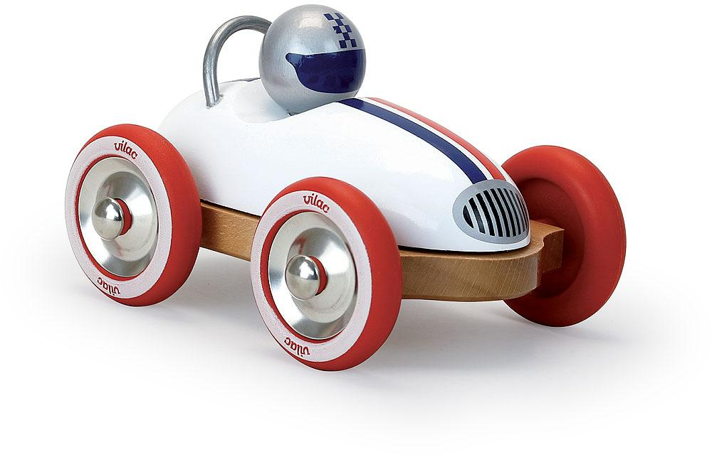 Vilac Dřevěné auto Roadster vintage bílé