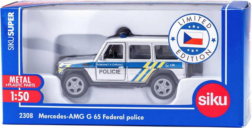 SIKU Super auto česká Policie Mercedes AMG G65 model kov CZ 2308