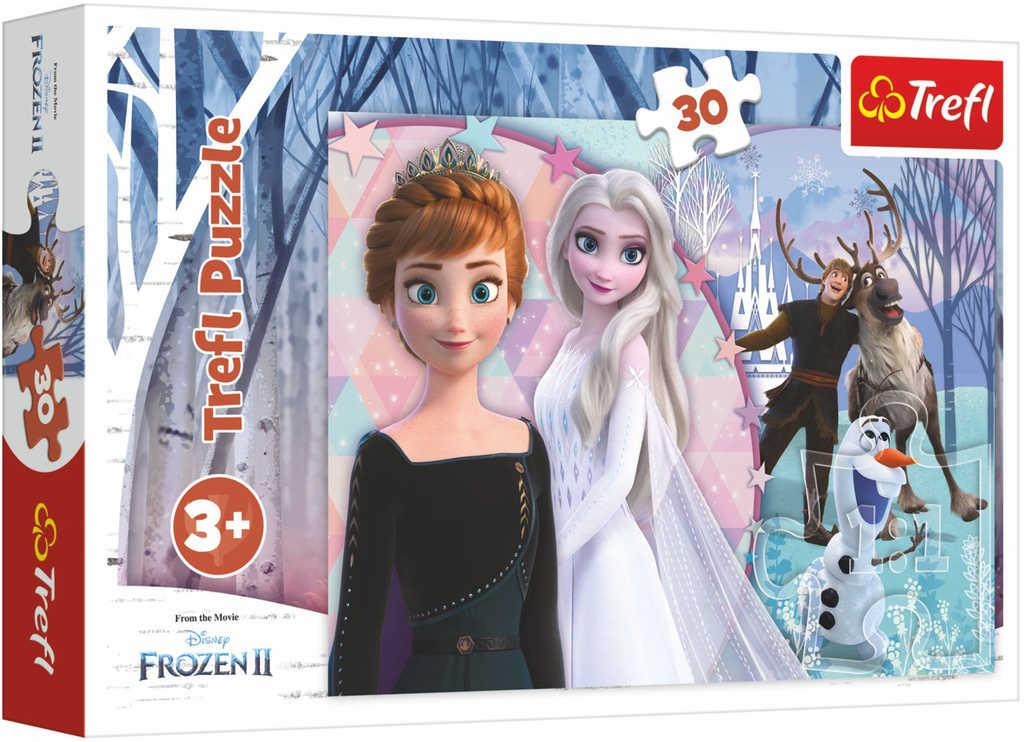 TREFL Puzzle Ledové Království 2 (Frozen) II. 27x20cm 30 dílků skládačka v krabici