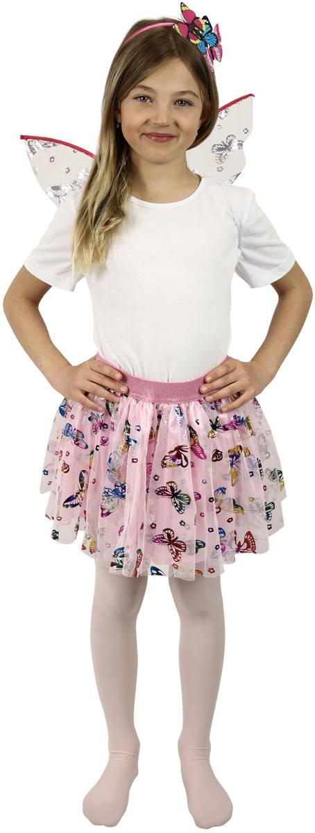 KARNEVAL Šaty Motýl tutu sukýnka set s doplňky 3-7 let (104-146cm) *KOSTÝM*