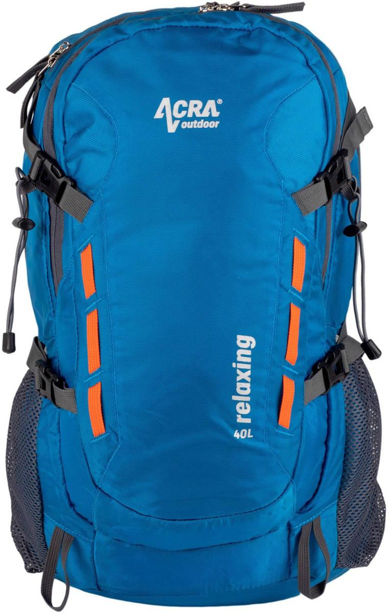ACRA Batoh Relaxing 40 L turistický modrý 2 komory BA40