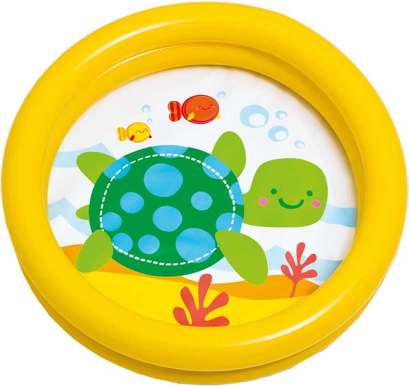 INTEX Baby bazének nafukovací 61x15cm brouzdaliště se zvířátkem 2 druhy 59409