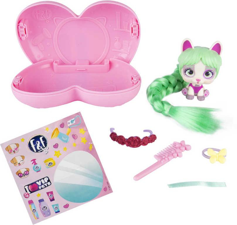 I Love VIP Pets mini pejsek extra dlouhé vlasy set s doplňky 6 překvapení různé druhy