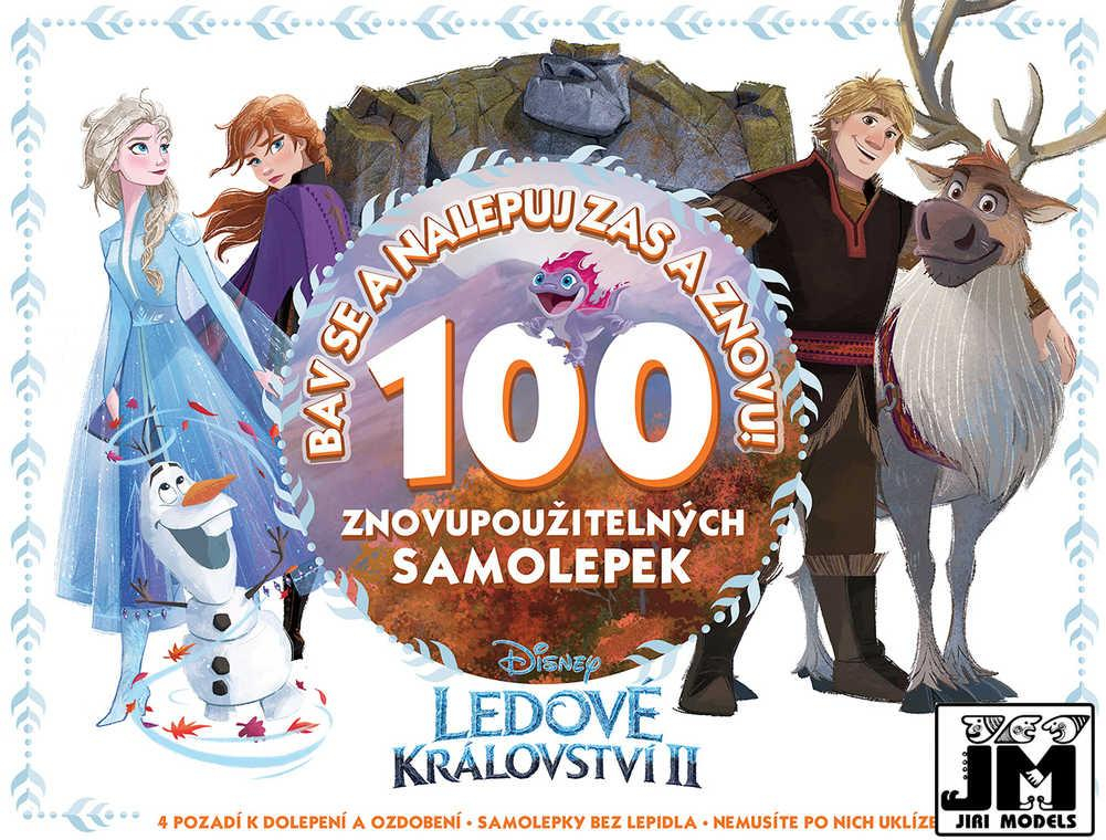 JIRI MODELS Album samolepky Frozen 2 Bav se a nalepuj zas a znovu!