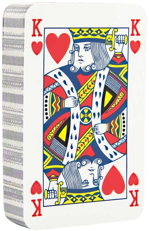 HRA Karty Poker 54 listů papírová krabička *SPOLEČENSKÉ HRY*