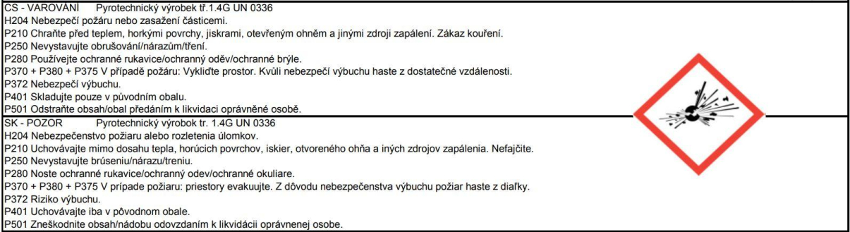 Fontána párty zlatá s držákem na láhev 40 sek 12 cm 3 ks