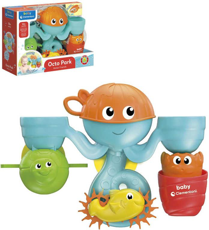 CLEMENTONI Baby Octo Park Chobotnice s aktivitami do vany s přísavkou