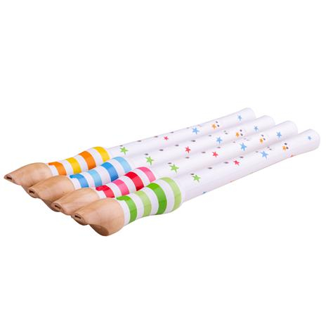 Bigjigs Toys Dřevěná flétna 1ks modrá