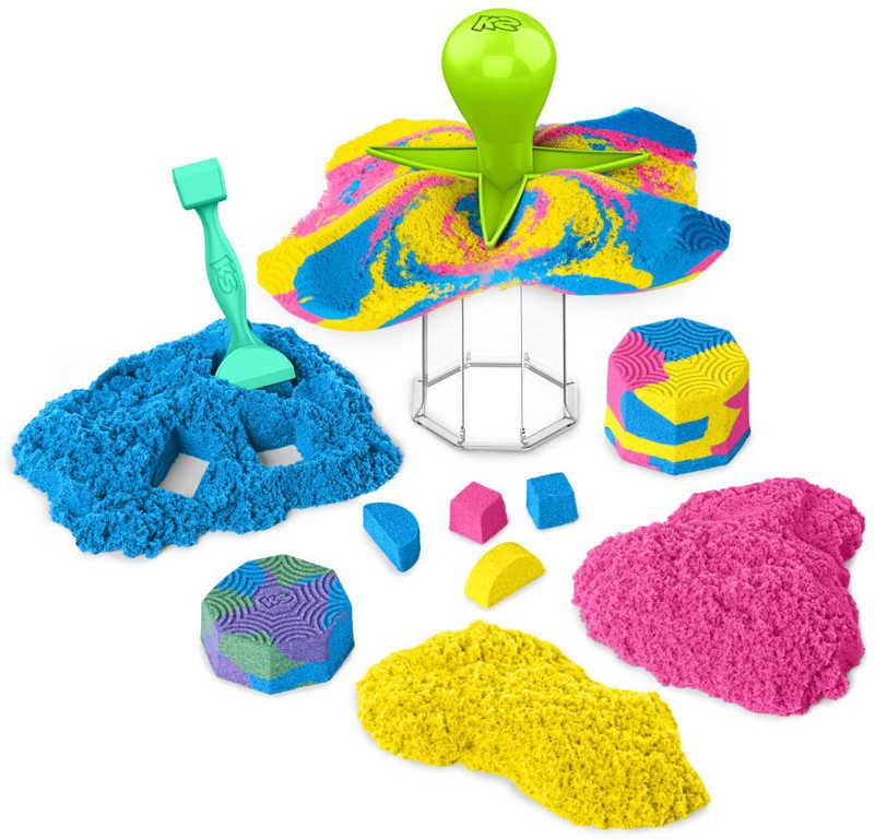 SPIN MASTER Kinetic Sand Kelímková sada magický písek s nástroji a formičkami