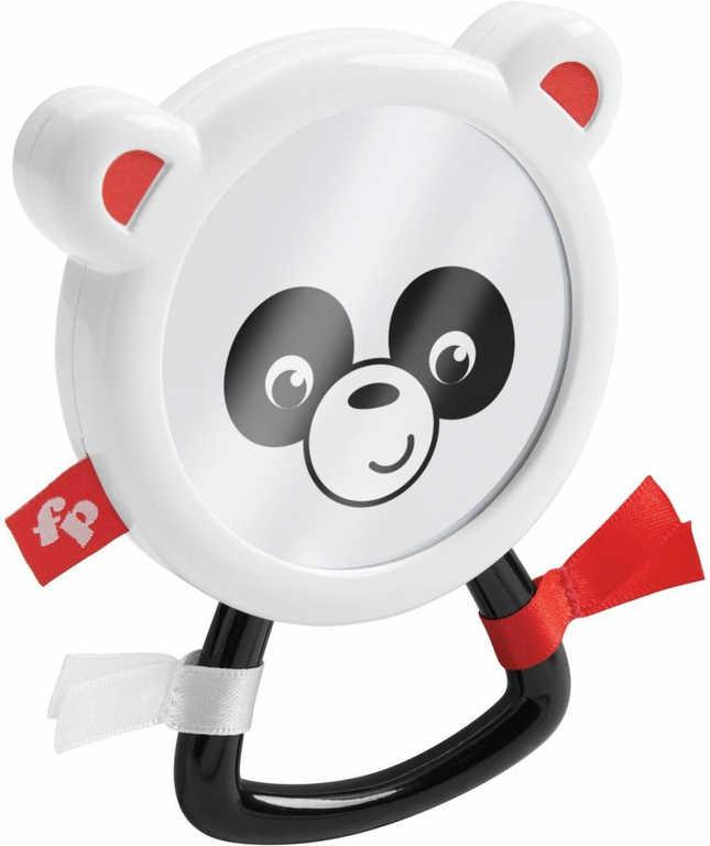 FISHER PRICE Baby zvířátko chrastítko a kousátko s aktivitami pro miminko