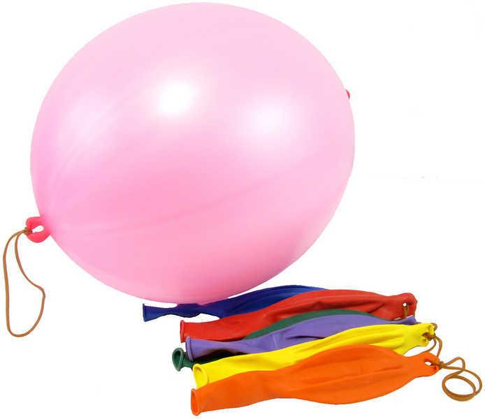 GEMAR Balónek nafukovací punch ball 45cm pastelový set 4ks různé barvy