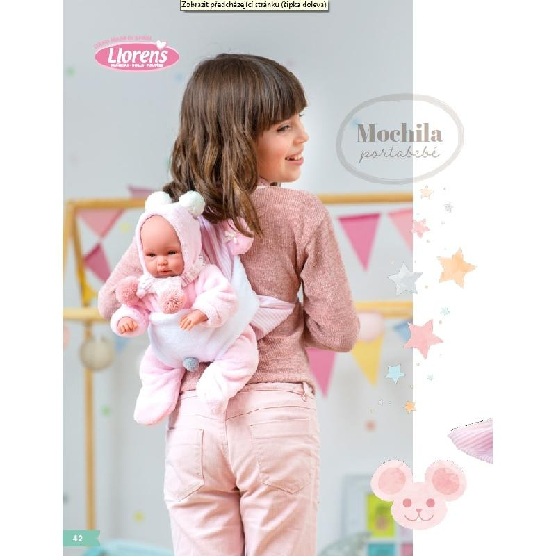 Llorens M636-34 obleček pro panenku miminko NEW BORN velikosti 35-36 cm