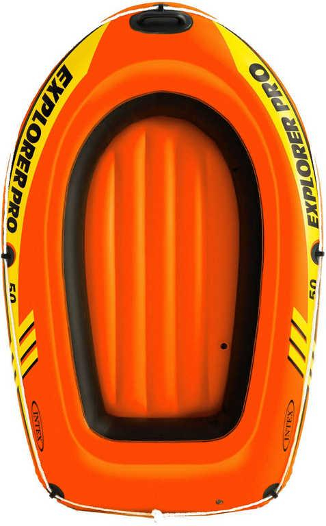 INTEX Člun dětský Explorer Pro 50 oranžový 137x85cm do vody 58354