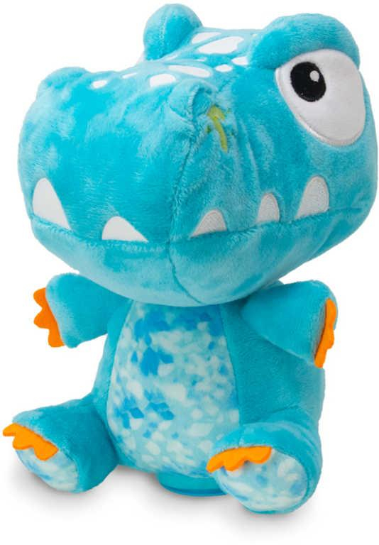 PLYŠ Dinosaurus ledový baby ve vajíčku na baterie Zvuk 3 druhy
