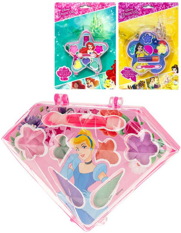 Sada krásy Disney Princess dětský make-up šminky 6ks v krabičce 3 druhy
