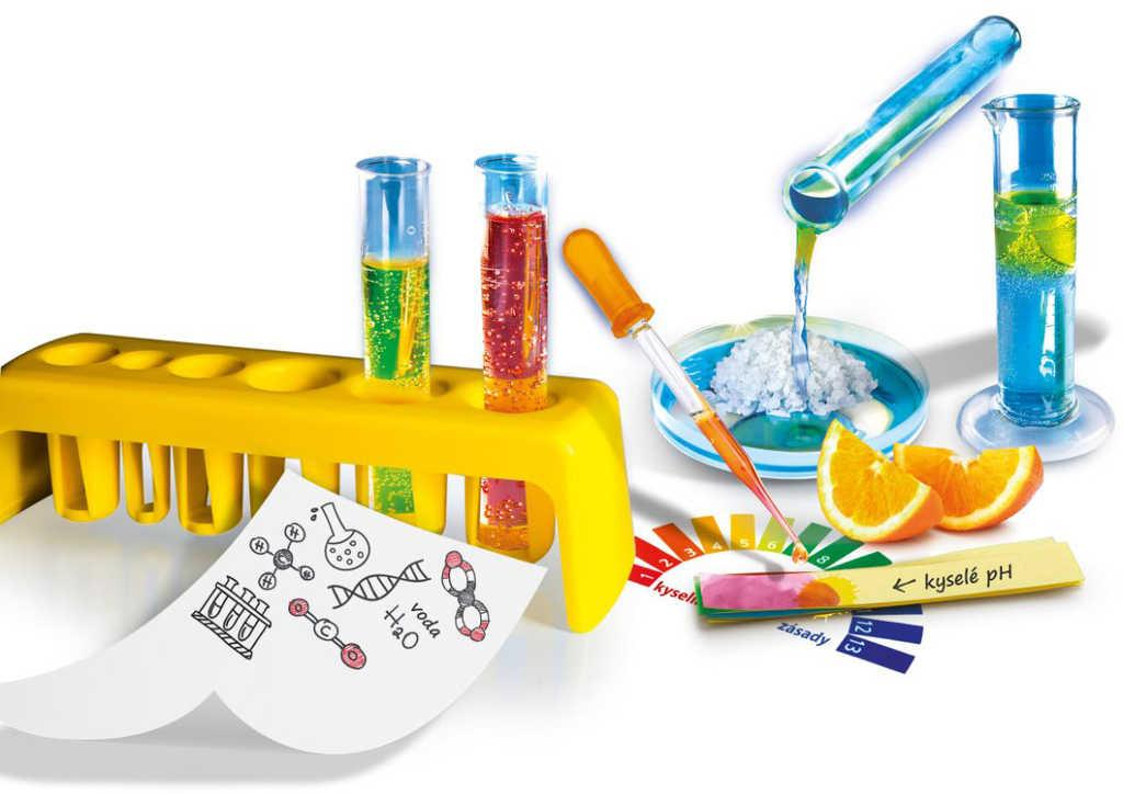 CLEMENTONI Malý chemik velká dětská chemická laboratoř kreativní set